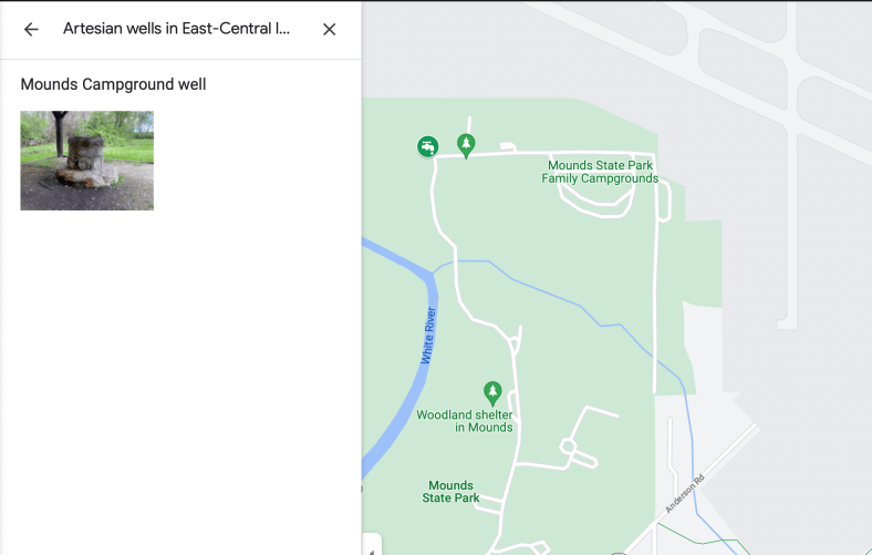 The artesian well map | Hiding in Plain Sight