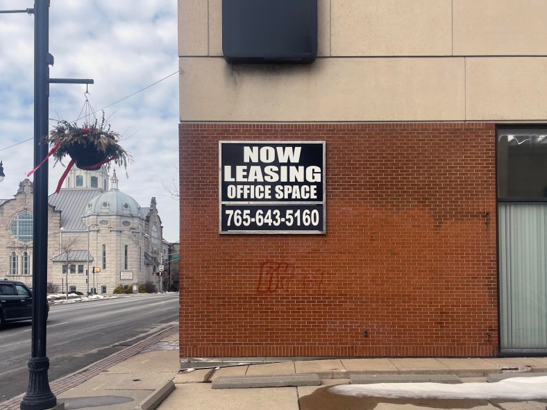 The tallest building between Indianapolis and Lafayette? Hiding in